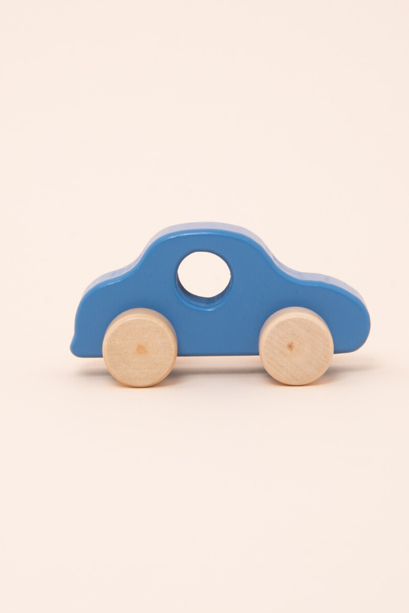 Auto de madera - Azul 