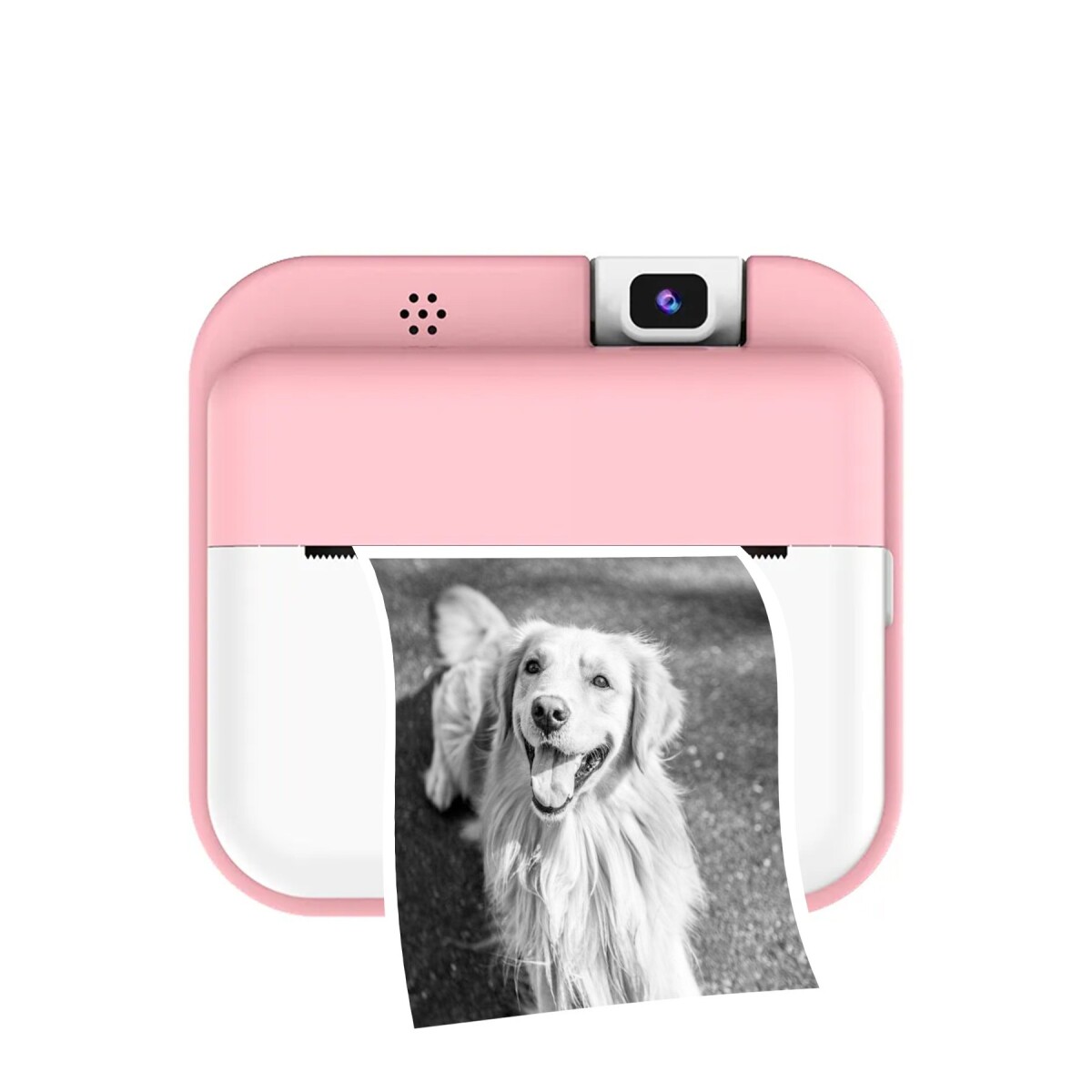 Camara Fotos Infantil Impresion Instantanea Digital Doble Ax - Variante Color Rosa 