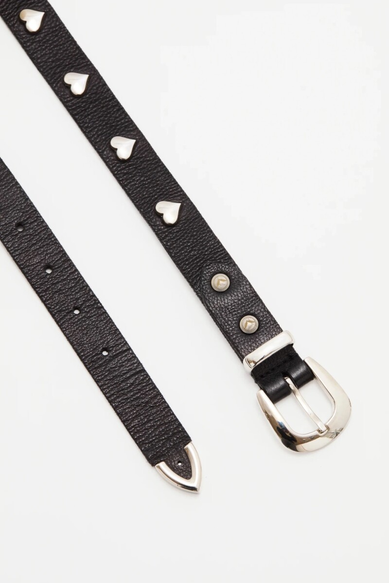 Cinturón Mini Hearts Negro