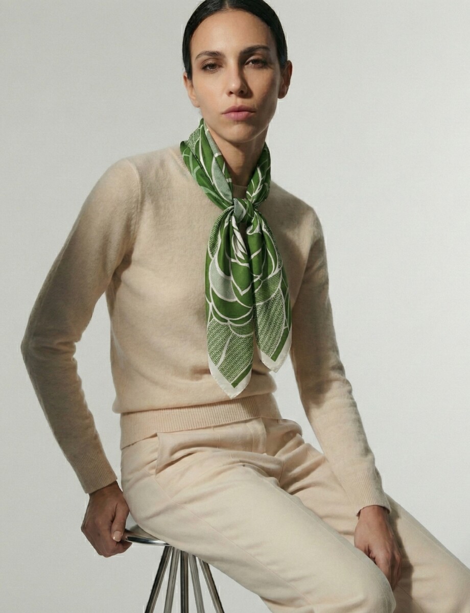 Bandana Flor - Verde/multi 