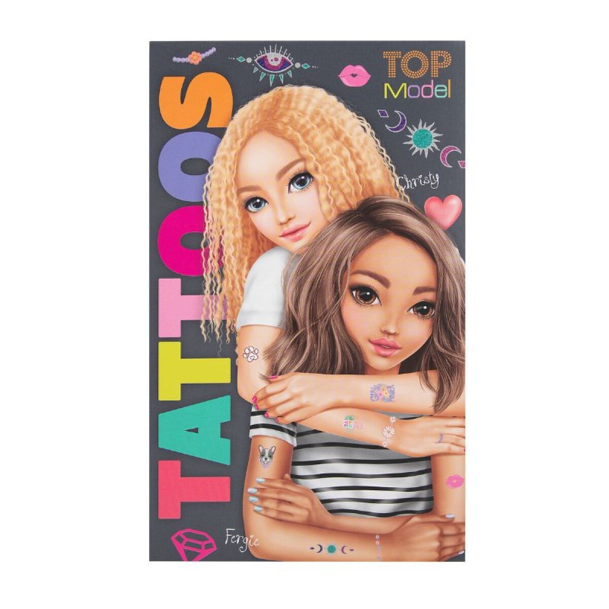 Tatuajes temporales infantiles x6 hojas Top Model 