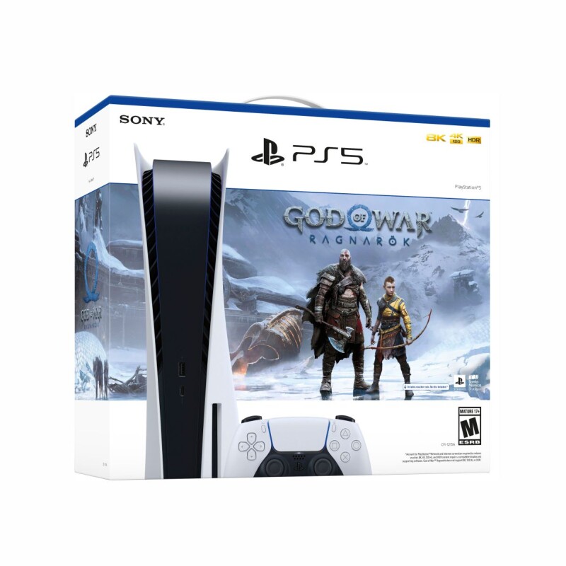 Consola Sony Playstation 5 versión Standard PS5 GOW Ragnarok Consola Sony Playstation 5 versión Standard PS5 GOW Ragnarok