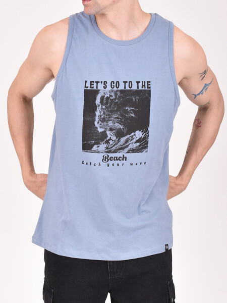 MUSCULOSA SAN DIEGO AZUL PIEDRA