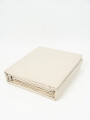 Sábanas 2 Plazas Queen 144 Hilos Stripes Taupe / Mink / Vison