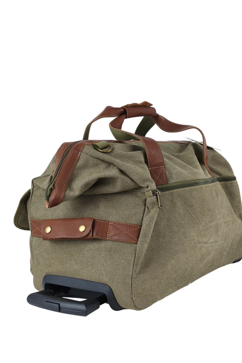 Bolso carry on lona marron Bolso carry on lona marron