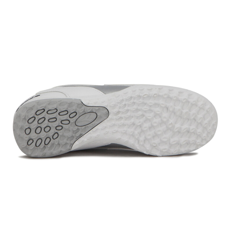 Zapato Fútbol Barricade Tf Diadora Hombre Blanco-plata