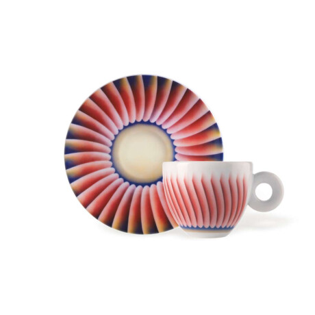 Set De 2 Tazas Para Cappuccino Judy Chicago Illy Art Collection