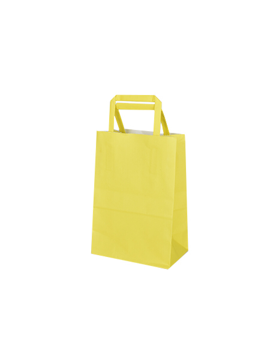 BOLSA LISA ACUARIO 14X08X20 cm - AMARILLO 