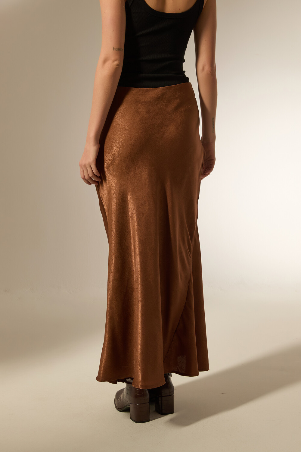 Falda Veylara Marron