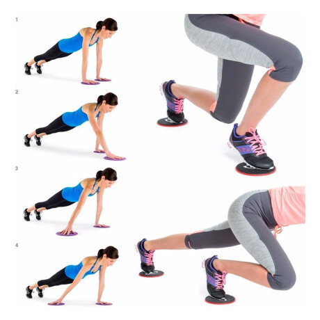 Discos Deslizantes Fitness Crossfit Sliding Disc Gym Fit002002