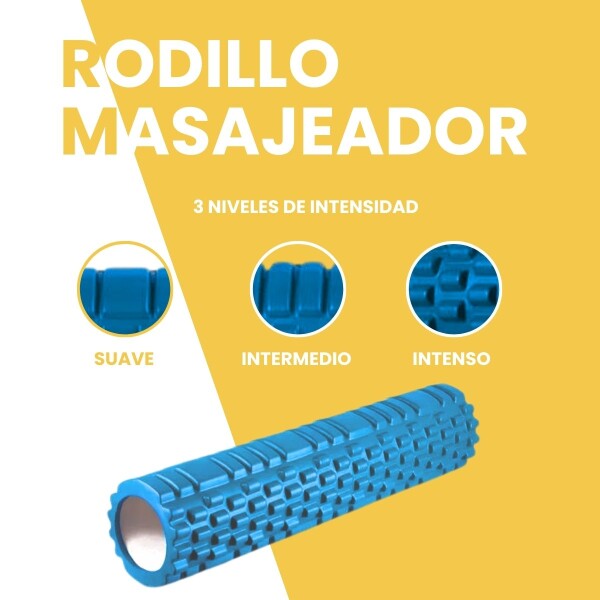 Rolo Pilates 45 Cm Rodillo Masajeador Yoga Gimnasia Entrenamiento Funcional Foam Roller Imback Color Celeste Rolo Pilates 45 Cm Rodillo Masajeador Yoga Gimnasia Entrenamiento Funcional Foam Roller Imback Color Celeste