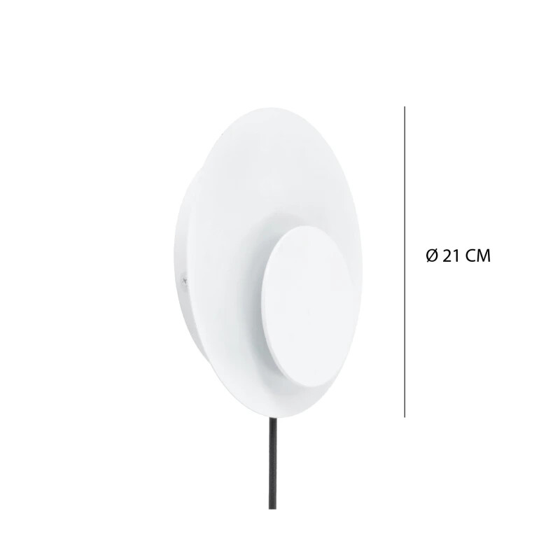 LUMINARIA DE PARED LENNY Luminaria de Pared Lenny Blanca