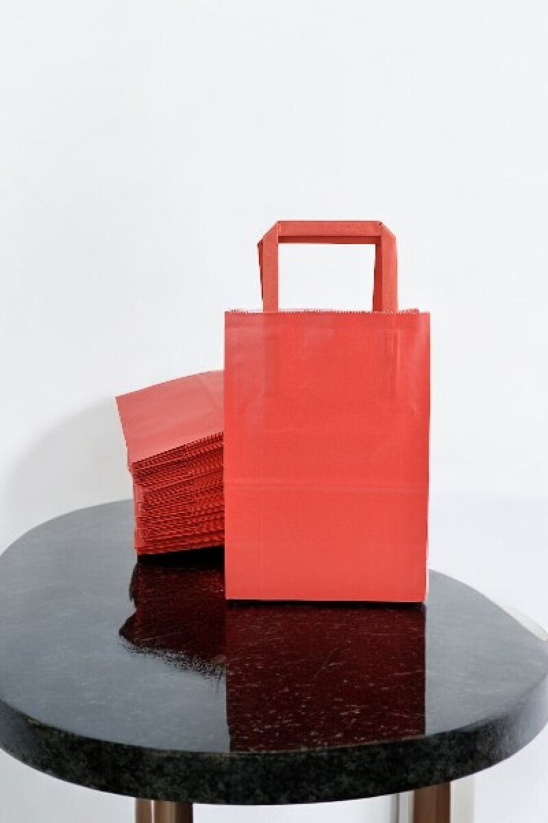 Pack x 50 - bolsa lisa 14x08x20 cm. - ROJO 