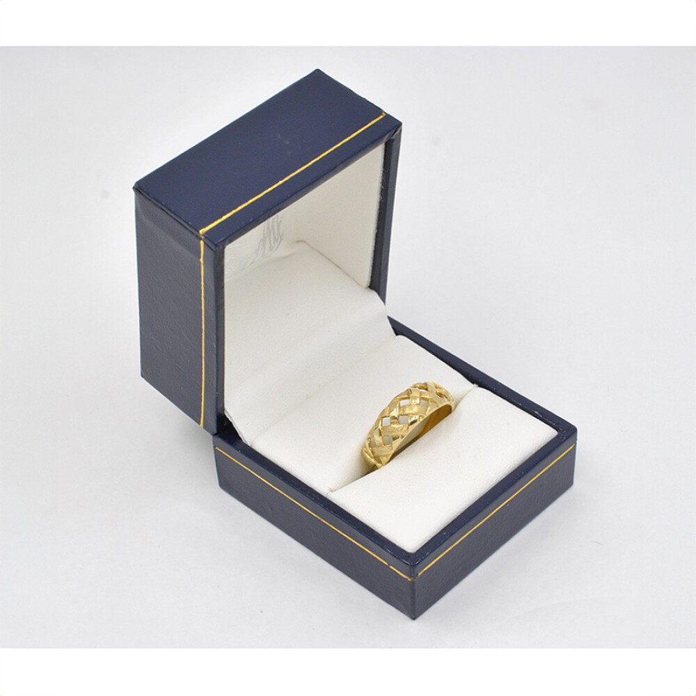 Anillo En Oro18K Amarillo Con Detalles En Calado Anillo En Oro18K Amarillo Con Detalles En Calado