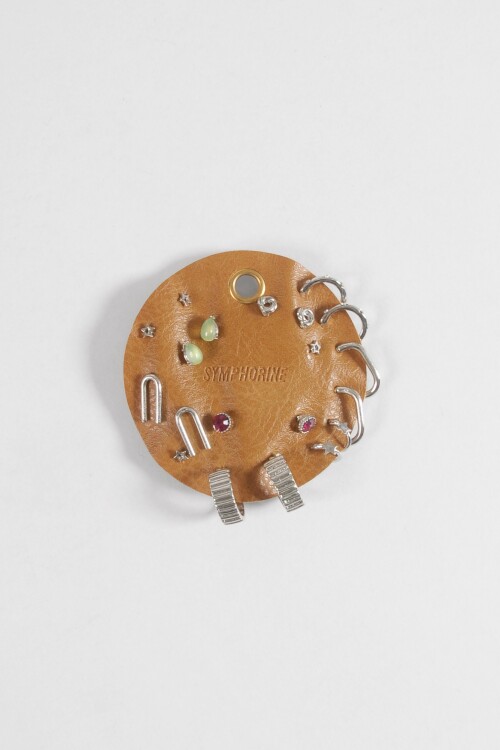 Set de 10 pins variados plateado