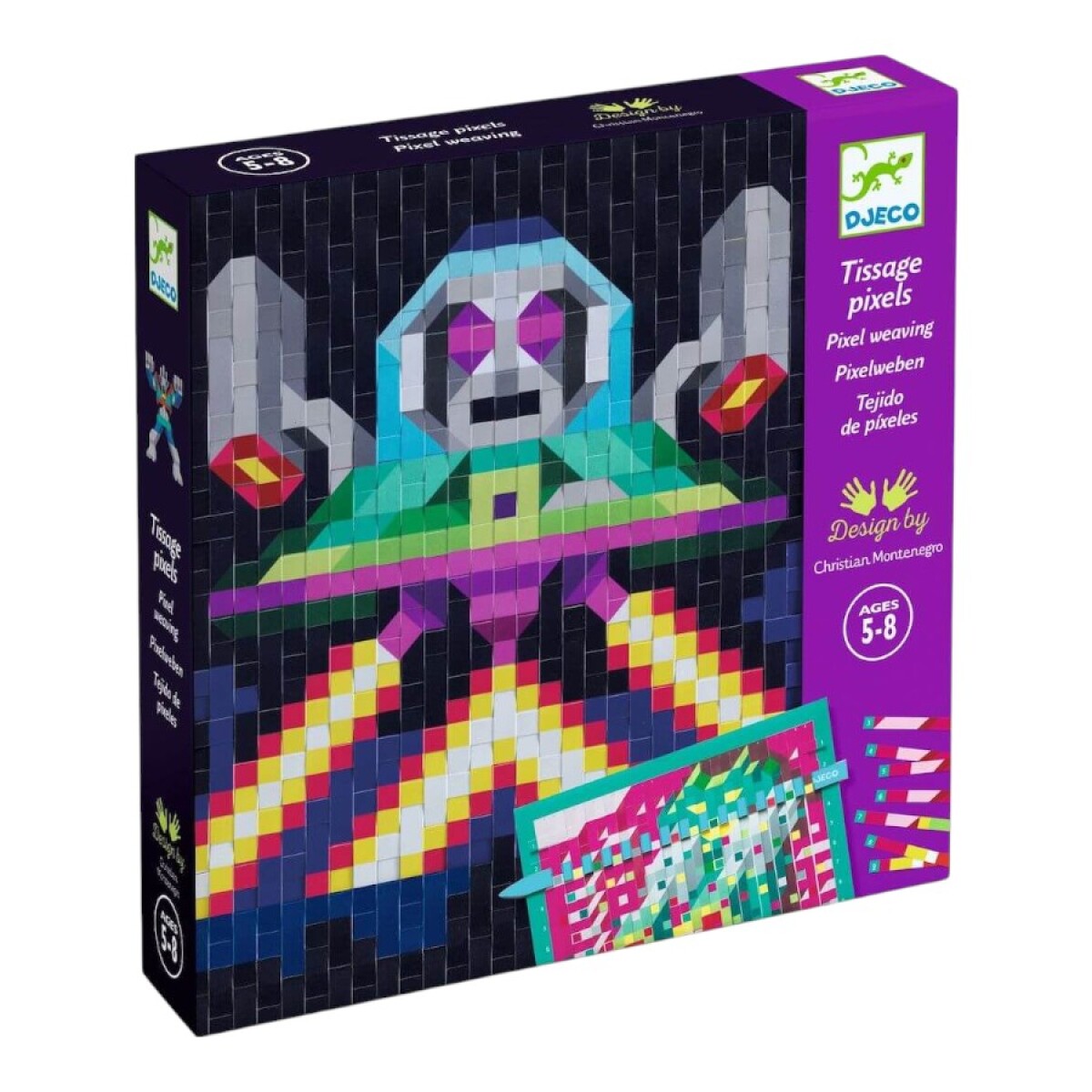 Manualidad Tejido De Pixeles Djeco 