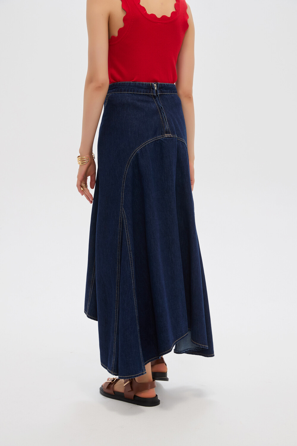 Falda Kualca Azul Indigo