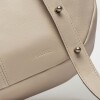 Bolso Bambu En Cuero Liso Satinado Natural