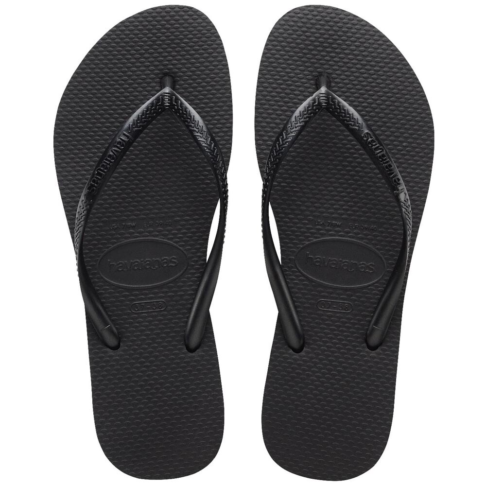 Sandalias Havaianas Slim Mujer Negro