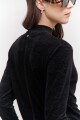 POLERA VELVET NEGRO