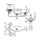 Griferia De Bidet Cromo Bimando Linea Alesia Fv CROMO