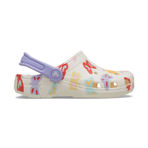 Classic Butterfly Graphic Clog T - Niños 1 a 5 años Chalk