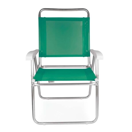 Reposera Alta Plegable en Aluminio Mor Master Plus Fashion Verde