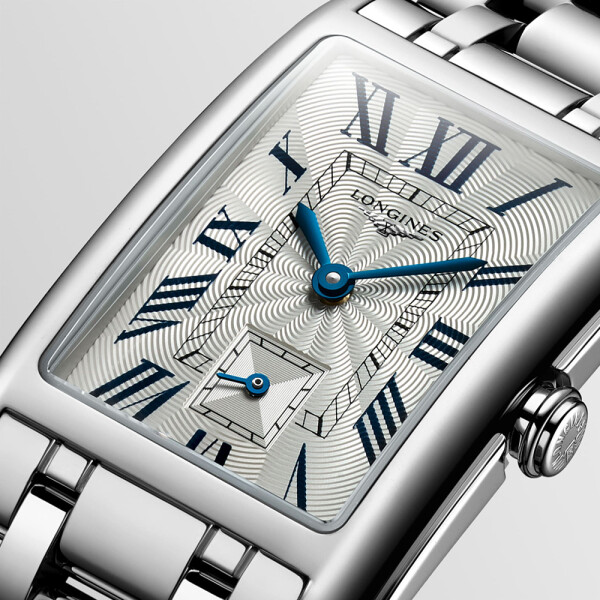 Reloj LONGINES Dolcevita de acero con esfera plateada Reloj LONGINES Dolcevita de acero con esfera plateada