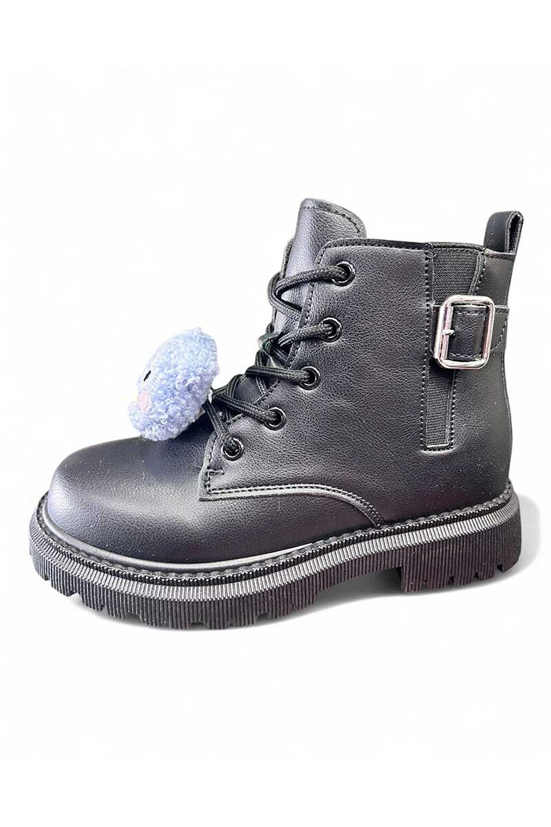 BORCEGO INFANTIL CON APLIQUE Negro