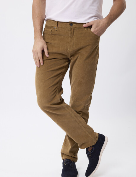 Pantalon pana Fields tostado