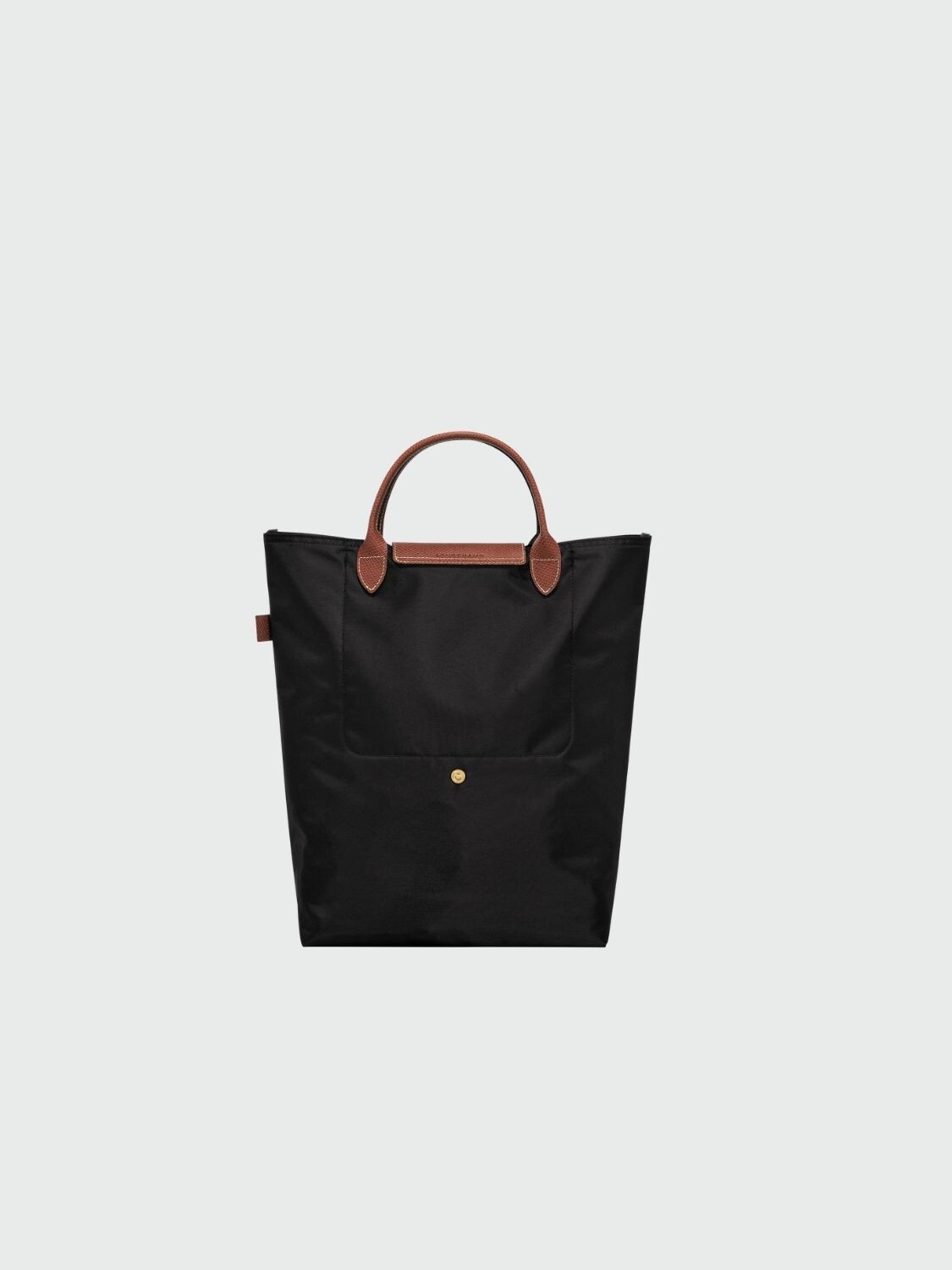 Longchamp - Cartera Tote plegable, de nylon y asa corta, Le pliage M Negro