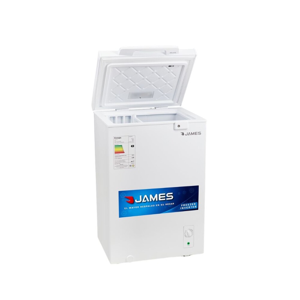Freezer Horizontal Blanco 99 L - Modelo FHJ 100M INV - James Freezer Horizontal Blanco 99 L - Modelo FHJ 100M INV - James