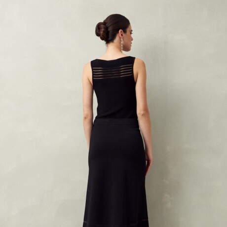 FALDA ORIA Negro