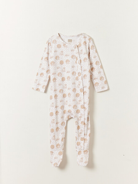 Pack x2 enterito pijama estampado Rey Leon Beige