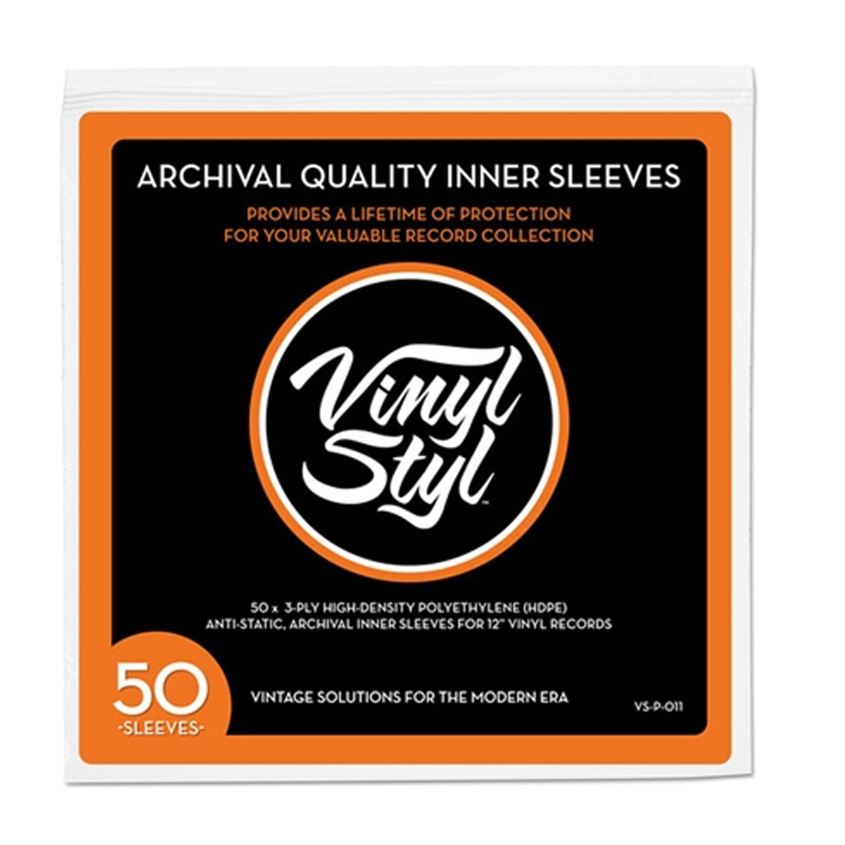 Fundas Exteriores Para Discos De Vinilo Vinyl Styl 12" Pp Crystal Clear – Pack De 50 Unidades 