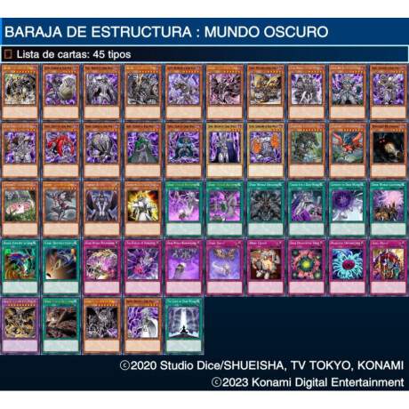 Yu-Gi-Oh! Mundo Oscuro Structure Deck [Español] Yu-Gi-Oh! Mundo Oscuro Structure Deck [Español]