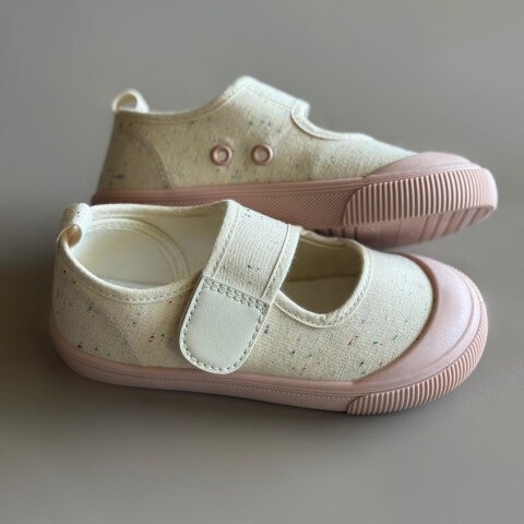 Guillermina Canvas Grip Sprinkles Rosa Marshmellow