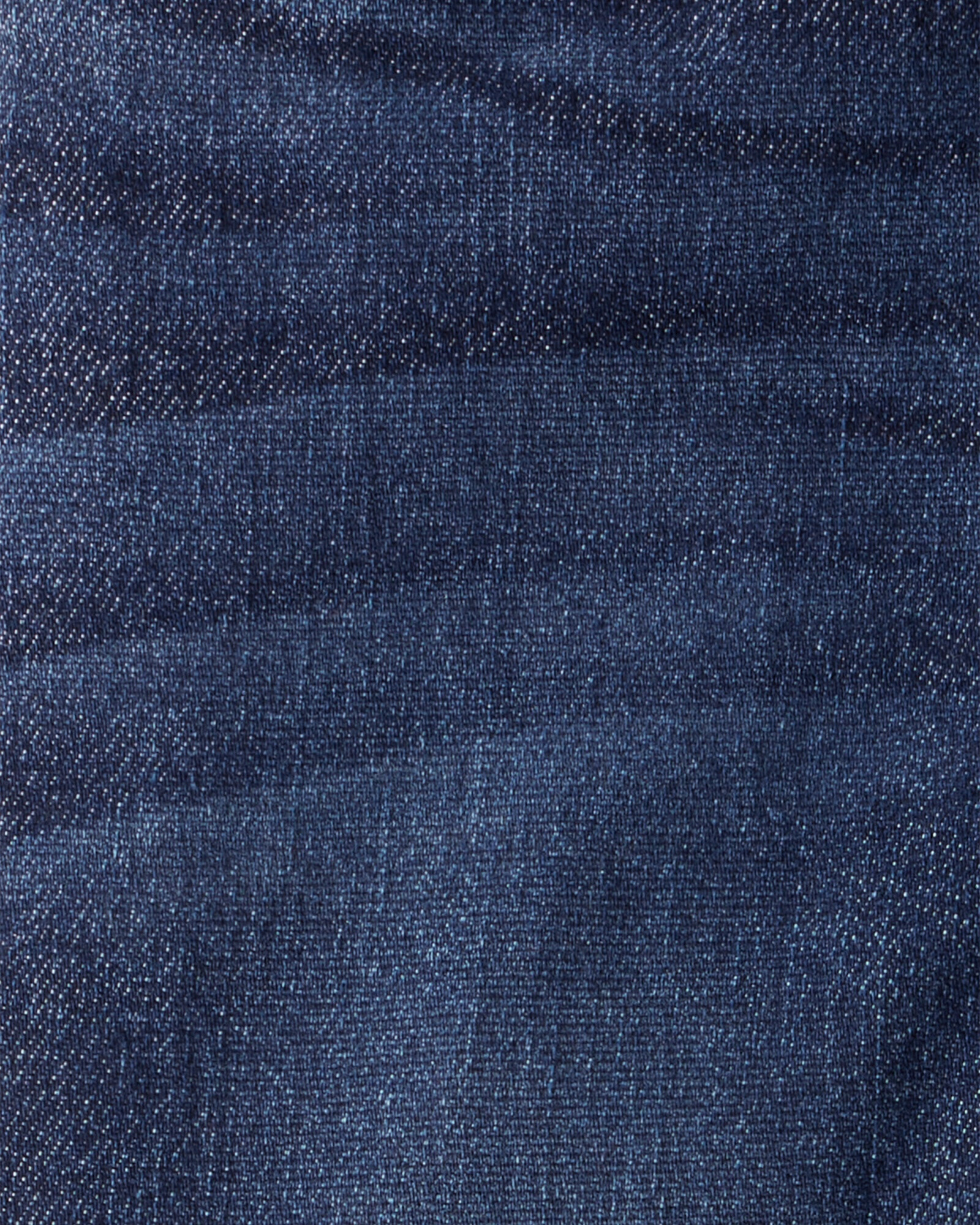 Pantalón jean con dobladillo verde Sin color