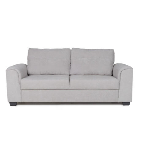 Sofá Aston (Outlet) - Tela Microfibra - 3 cuerpos Berlin 05 (Ceniza)