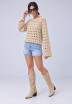 Sweater calado Beige