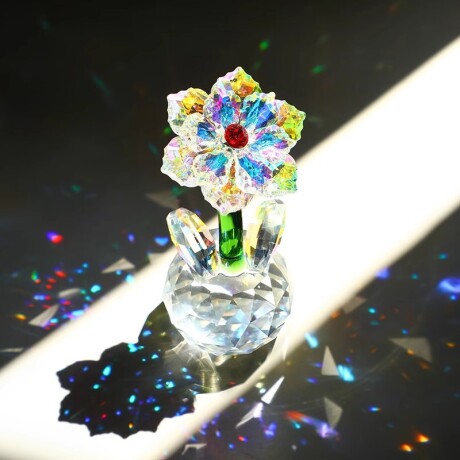 Flor Cristal Multicolor Decorativa Multicolor Flor Cristal Multicolor Decorativa Multicolor