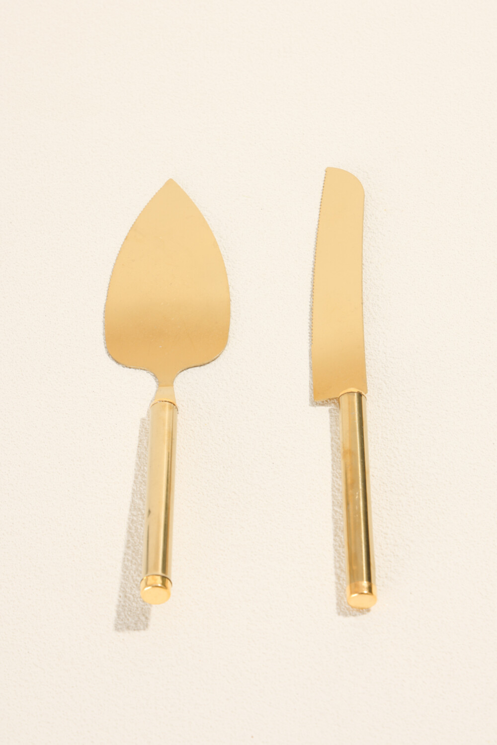 Accesorios Set Cuchillo Torta Dorado Color Unico