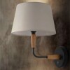 APLIQUE DE PARED ESTANDAR 1L E27 D25CM PANTALLA LINO CRUDO APLIQUE DE PARED ESTANDAR 1L E27 D25CM PANTALLA LINO CRUDO