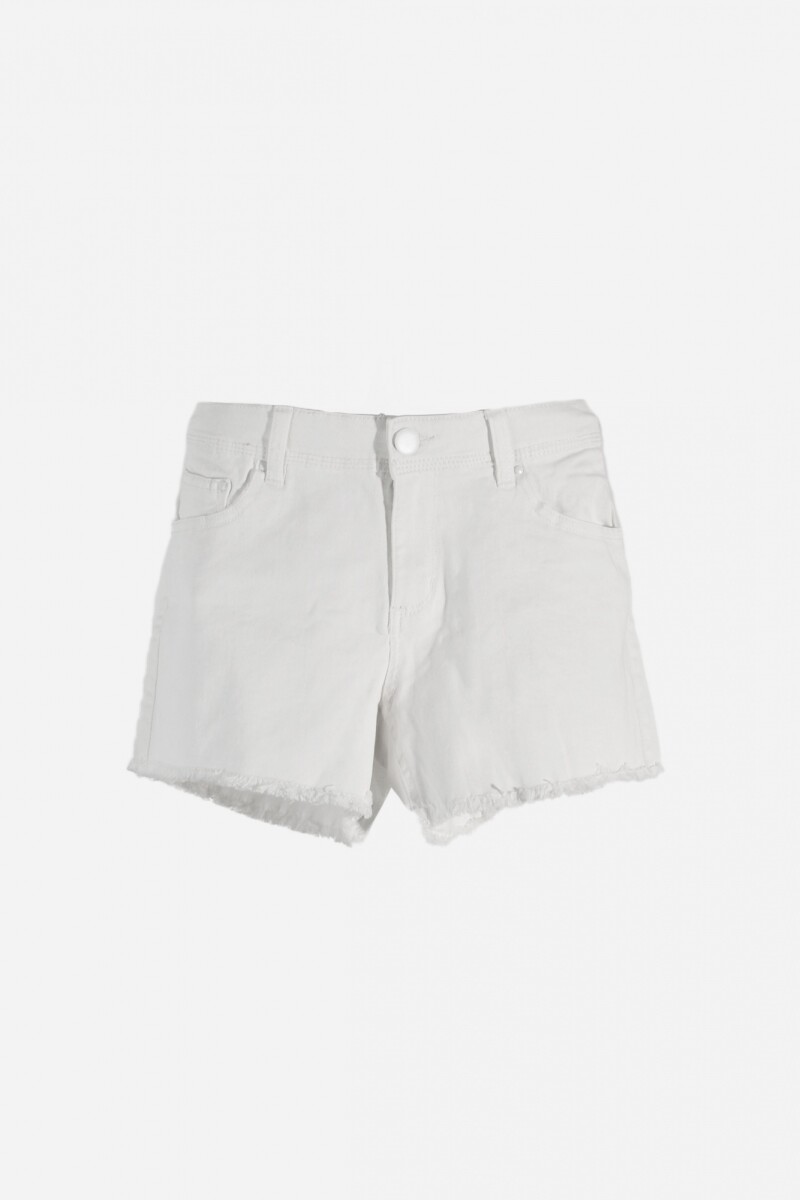Shorts de dama BLANCO