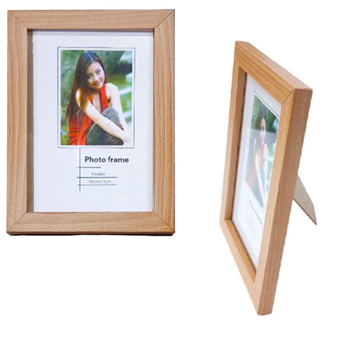 Portarretrato de madera 17.3x12.4cm - Portarretrato De Madera 17.3x12.4cm 