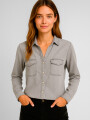 Camisa Aguirre Gris Claro