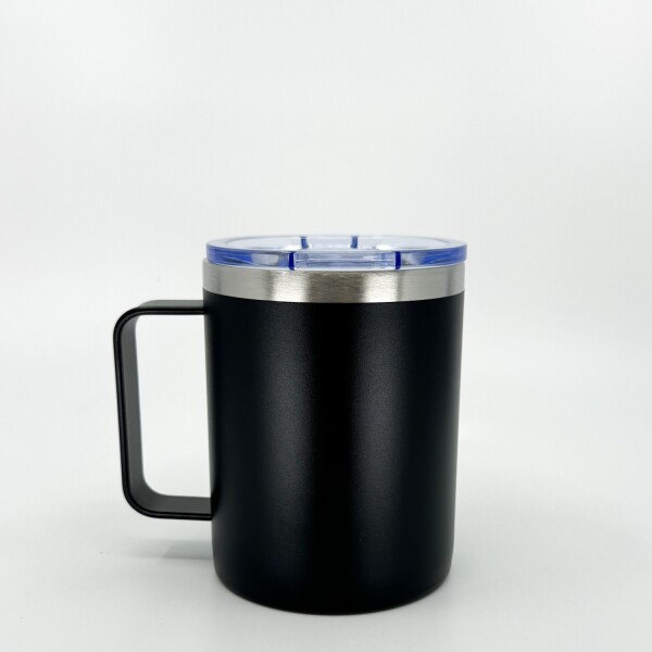 Taza térmica de acero inoxidable Negro