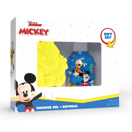 Set Infantil Disney Mickey Gel de Ducha + Esponja 001