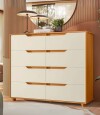Comoda 8 Cajones Doble Marron