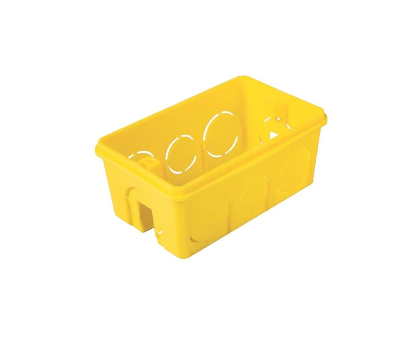 CAJA DE LLAVE ANTILLAMA COLOR AMARILLO 4x2 